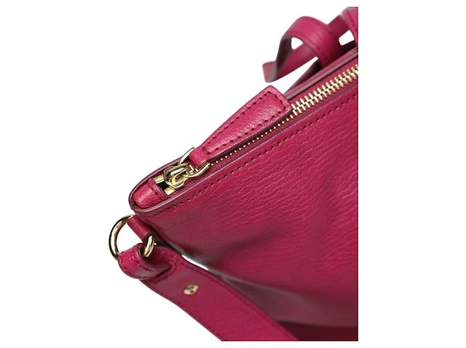 Borsa a mano/spalla in pelle rosa Salvatore Ferragamo - vista 12