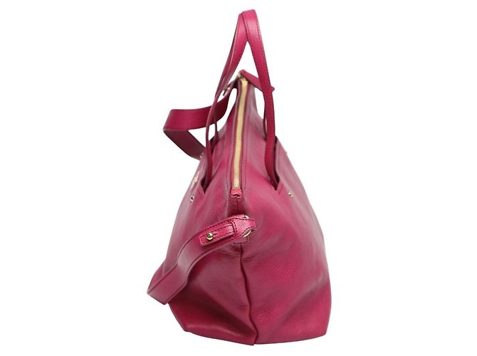 Borsa a mano/spalla in pelle rosa Salvatore Ferragamo - vista 4