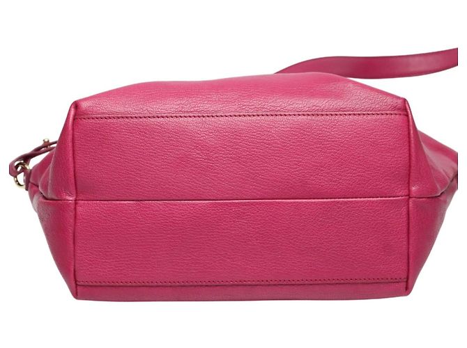 Borsa a mano/spalla in pelle rosa Salvatore Ferragamo - vista 5