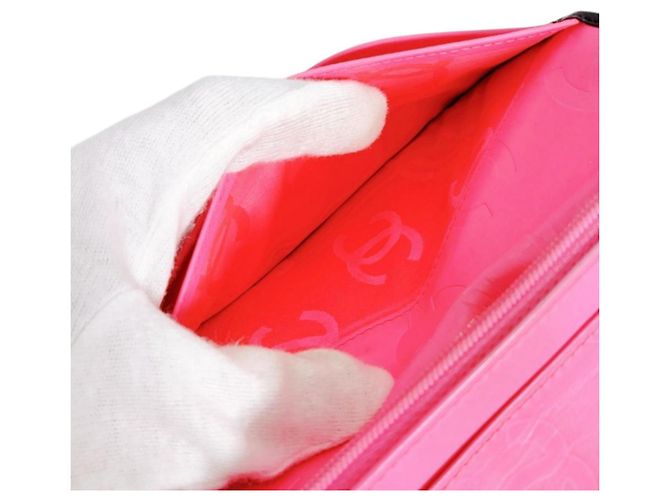 Chanel Cambon Bifold Langbörse Schwarz Pink - Ansicht 14