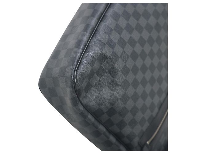 Borsa a Spalla in Pelle Daniel GM Damier Graphite di Louis Vuitton Nero Damier ebene - vista 11