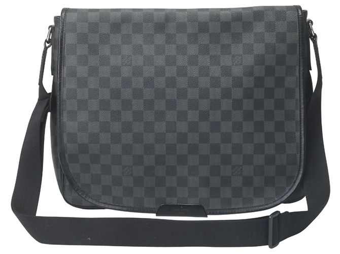 Borsa a Spalla in Pelle Daniel GM Damier Graphite di Louis Vuitton Nero Damier ebene - vista 2