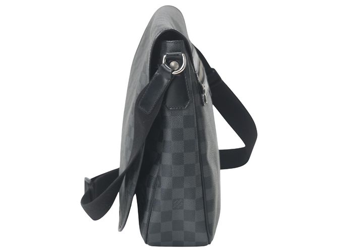 Borsa a Spalla in Pelle Daniel GM Damier Graphite di Louis Vuitton Nero Damier ebene - vista 4