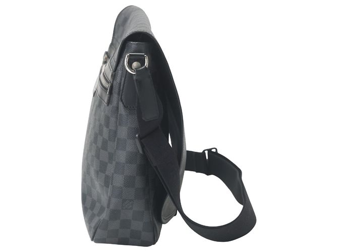 Borsa a Spalla in Pelle Daniel GM Damier Graphite di Louis Vuitton Nero Damier ebene - vista 5