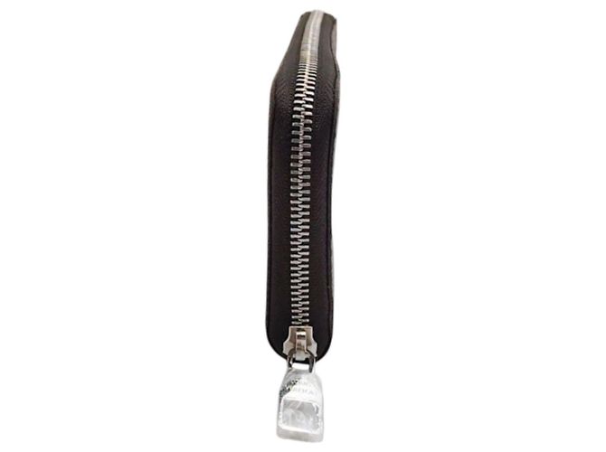Louis Vuitton Zippy Geldbörse aus Damier-Canvas Braun Damier ebene - Ansicht 3