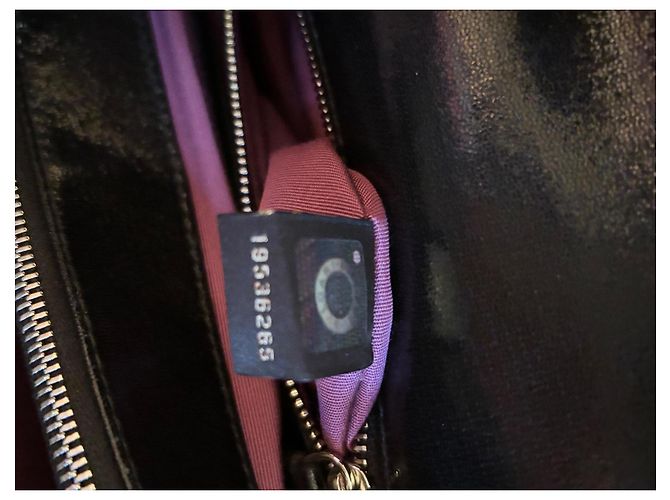 Bulgari Schwarze Lederhandtasche Serpenti von Bvlgari - Ansicht 4