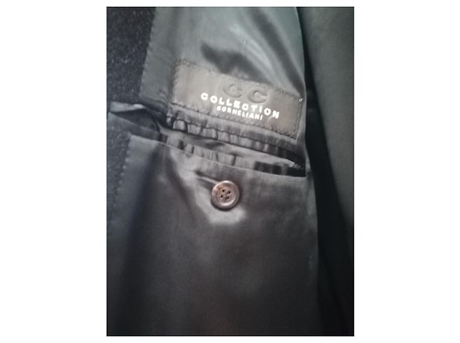 Corneliani Größe XL bis XXL (Schultern überprüfen - 50 cm) Schwarz - Ansicht 3