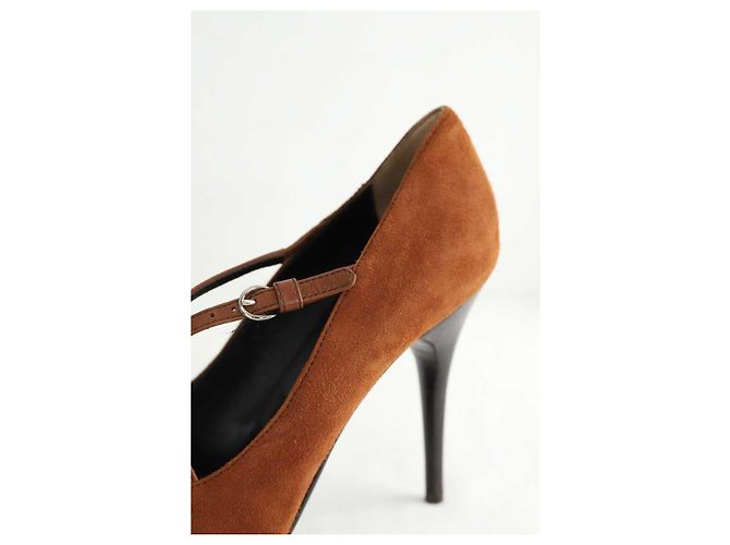Dolce & Gabbana Braune Wildleder-Absatzschuhe - Ansicht 4