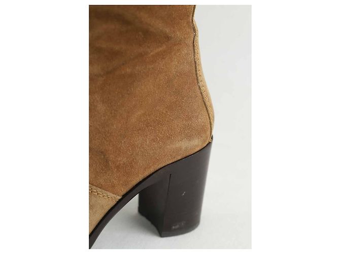 Free Lance Botas de camurça camel Camelo - vista 4