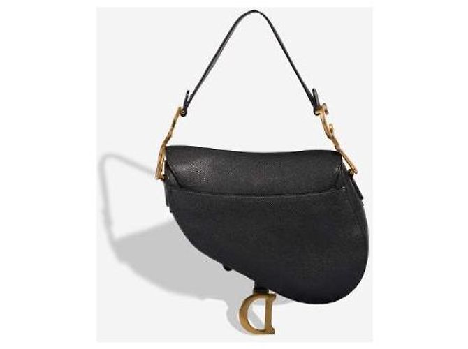 DIOR Saddle Bag in Black Leather - 102988 - view 2
