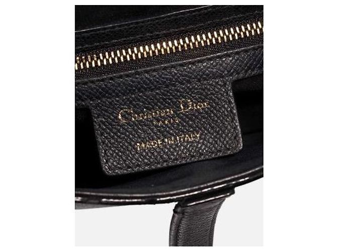DIOR Saddle Bag in Black Leather - 102988 - view 5