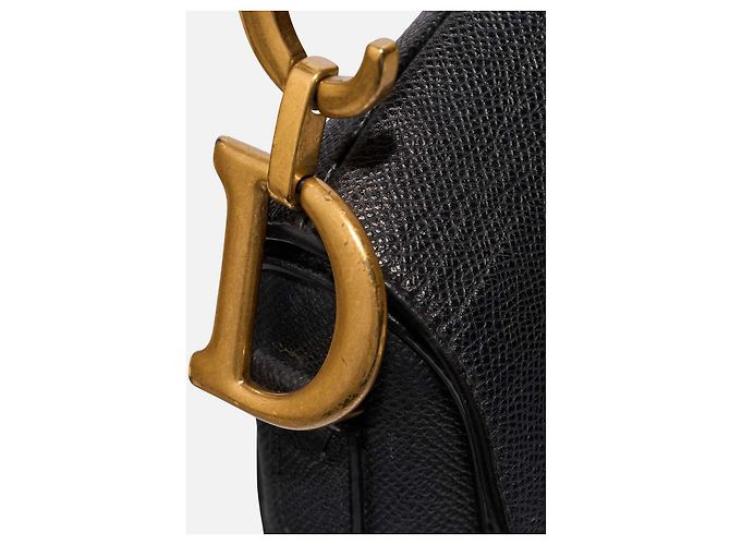 DIOR Saddle Bag in Black Leather - 102988 - view 7