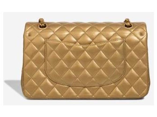 Bolso CHANEL Timeless/Classique en Cuero Dorado - 102985 - vista 2