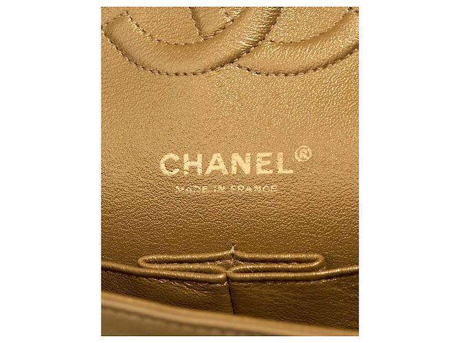 Bolso CHANEL Timeless/Classique en Cuero Dorado - 102985 - vista 5