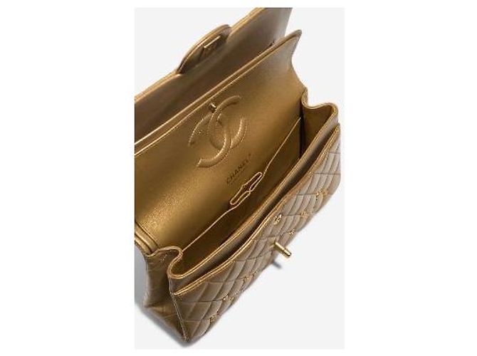 Bolso CHANEL Timeless/Classique en Cuero Dorado - 102985 - vista 6