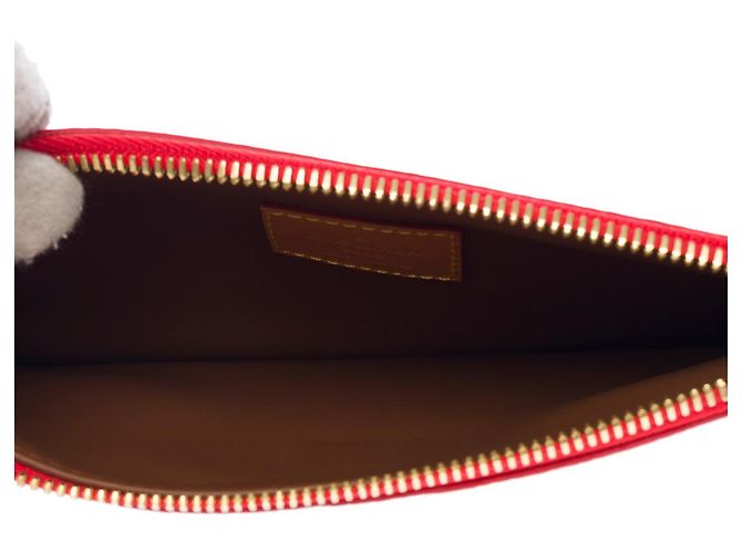 Borsa LOUIS VUITTON Speedy in Pelle Rossa - 103016 Rosso - vista 11