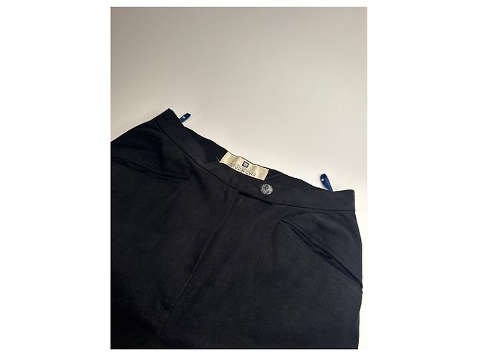 Vintage Givenchy Wildlederhose Schwarz 36/S - Ansicht 3