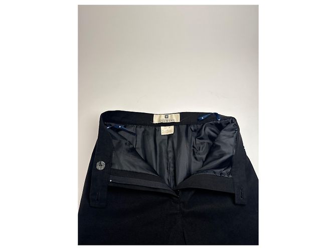 Vintage Givenchy Wildlederhose Schwarz 36/S - Ansicht 6