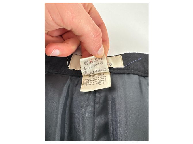 Vintage Givenchy Wildlederhose Schwarz 36/S - Ansicht 8