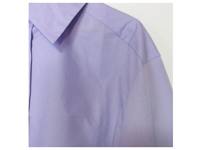 Autre Marque Camicia a Maniche Grandi Diagramma Porpora - vista 3