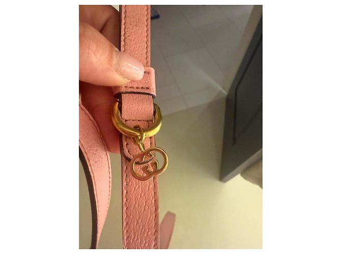 Guia Gucci Rosa com Motivo GG - vista 2