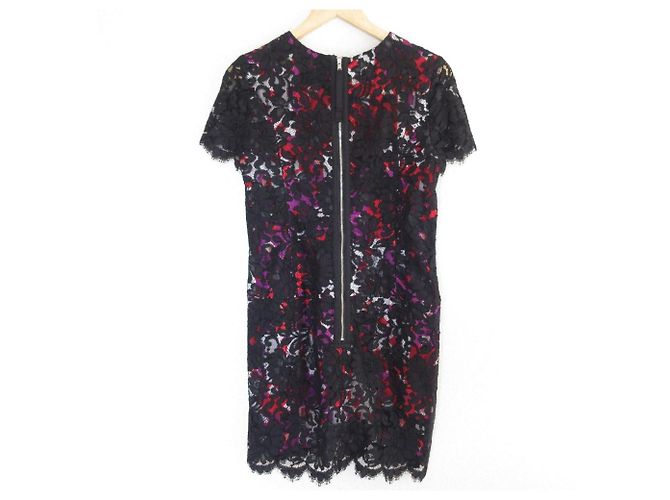 Autre Marque Spitzenkleid Kollektion Sonia Rykiel Schwarz Mehrfarben - Ansicht 2