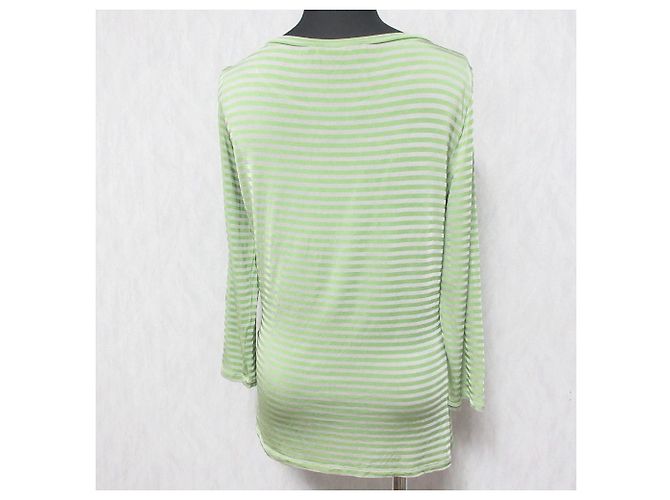 Max Mara Rayon Stricktop Grün Hellgrün - Ansicht 2
