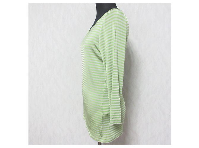 Max Mara Rayon Stricktop Grün Hellgrün - Ansicht 3