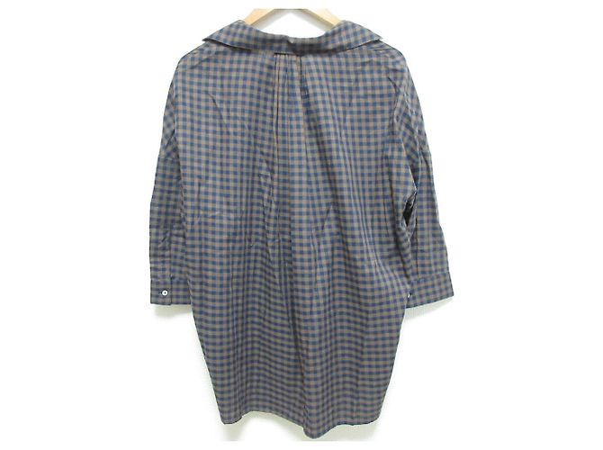 Autre Marque Camisa Barba Skipper Marrom Azul marinho - vista 2