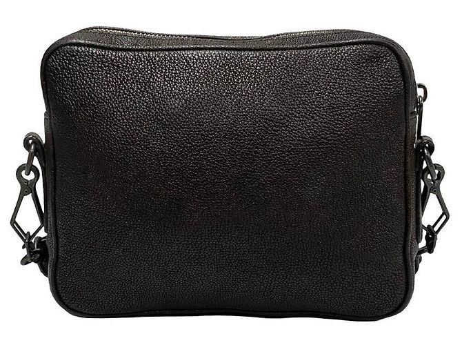 Mini borsa a tracolla in pelle Bottega Veneta Marrone - vista 5
