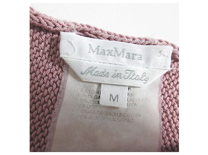 Max Mara Stricktop mit Leinenoptik Pink - Ansicht 4