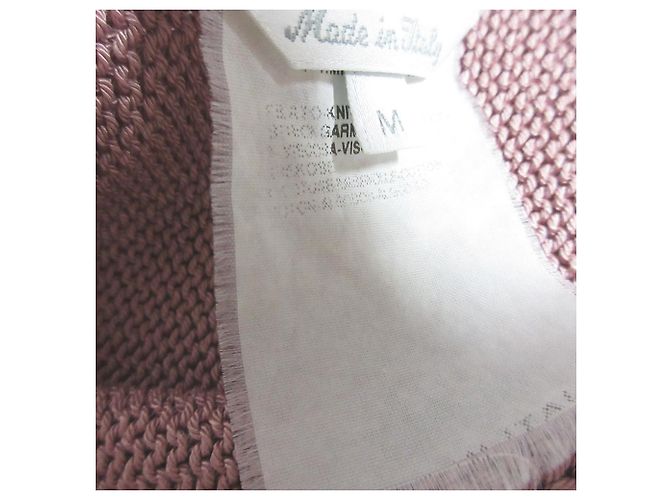 Max Mara Stricktop mit Leinenoptik Pink - Ansicht 5