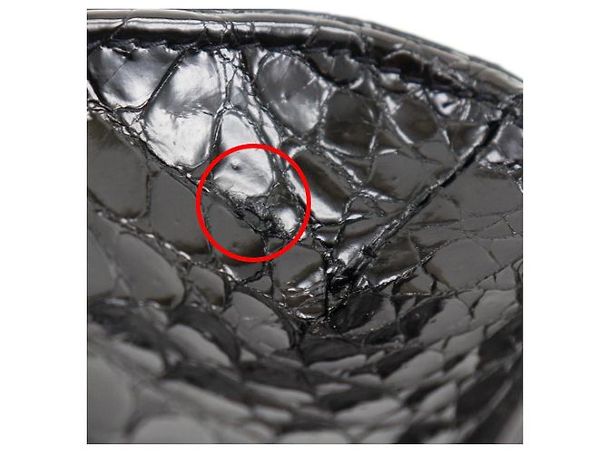 Autre Marque Borsa a spalla in pelle goffrata MORABITO 2 in 1 con catena Nero - vista 10
