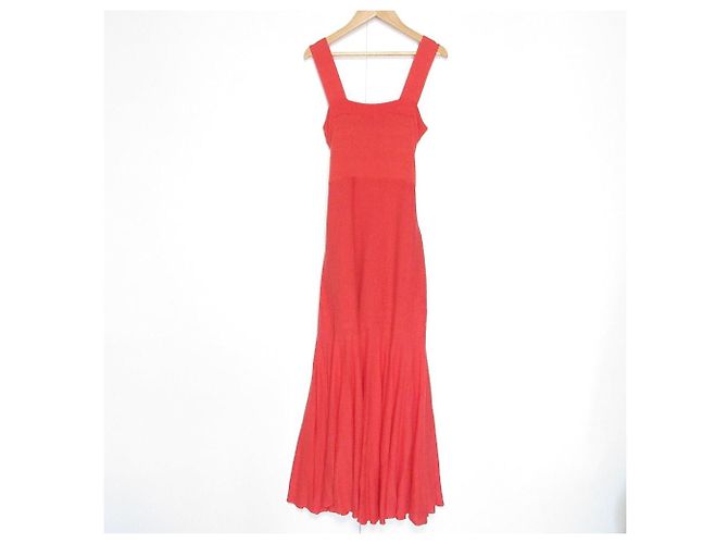 Autre Marque GRACE Class Strick-Camisolekleid Rot - Ansicht 2