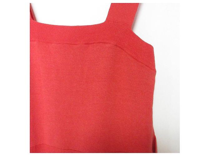 Autre Marque GRACE Class Strick-Camisolekleid Rot - Ansicht 4