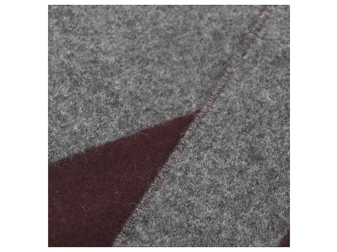 Hermès Stola H Passant 100% Cashmere Hermes Marrone - vista 5
