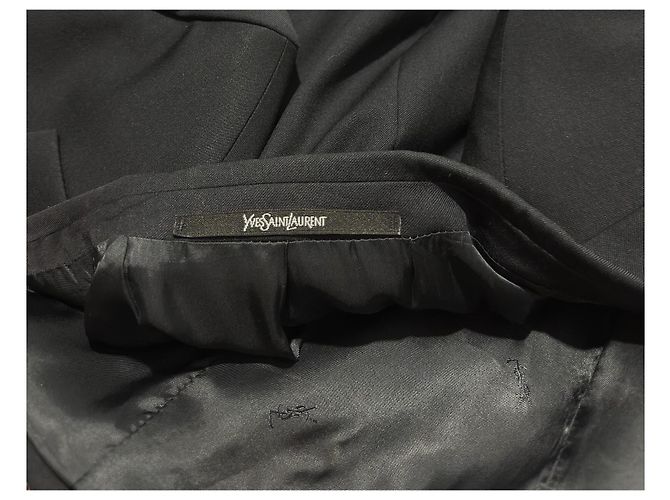 Blazer Yves Saint Laurent in lana nera Nero - vista 7
