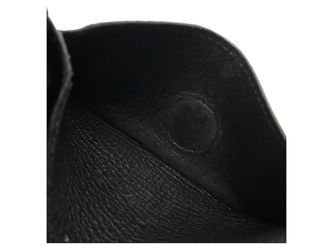 Monedero compacto Dogon de Hermès Negro - vista 10