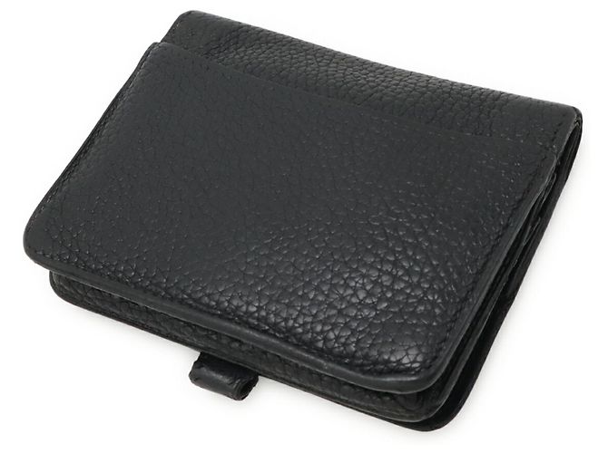 Monedero compacto Dogon de Hermès Negro - vista 3