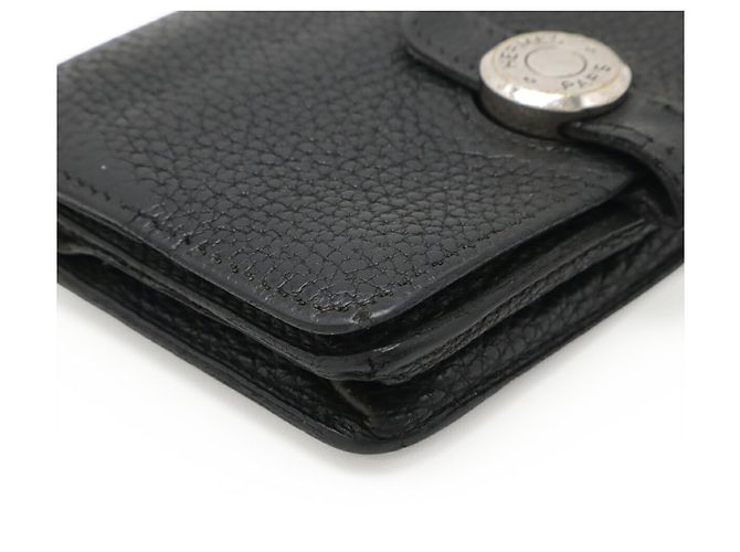 Monedero compacto Dogon de Hermès Negro - vista 4