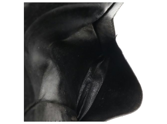 Monedero compacto Dogon de Hermès Negro - vista 8