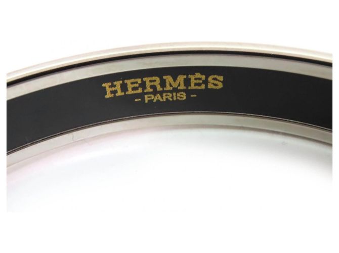 Hermès Email PM Carte à Joue Charm Armband Silber Weiß - Ansicht 4