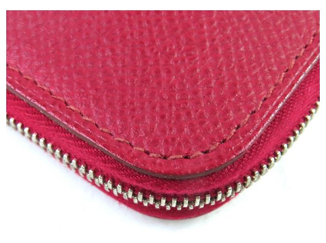 Hermès Cartera Larga Azap Clásica Ruby de Cuero Epsom Hermes Roja - vista 5