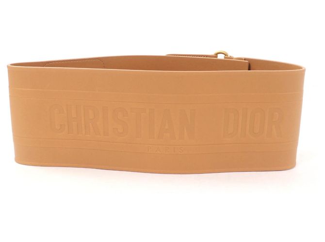 Christian Dior D-Waist Maxi Leder Gürtel Braun - Ansicht 2