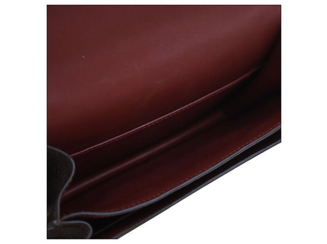 Hermès Mini Swift Verso Constance 18 Rosso Bordò - vista 5