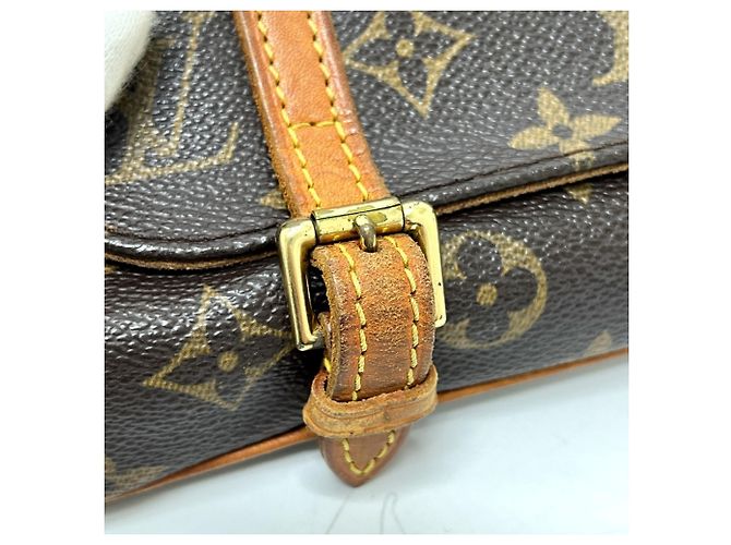 Louis Vuitton M51159 Monogram Canvas Pochette Marel Tasche Braun Monogramm - Ansicht 11