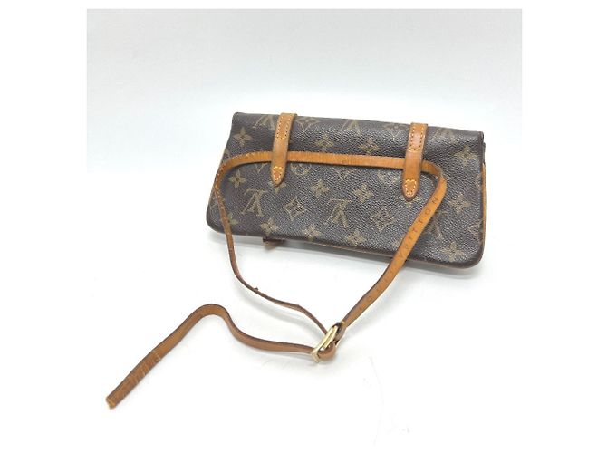 Louis Vuitton M51159 Monogram Canvas Pochette Marel Tasche Braun Monogramm - Ansicht 2
