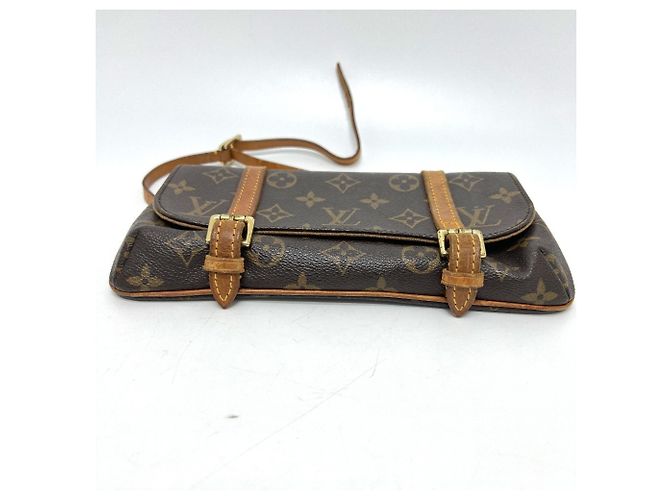 Louis Vuitton M51159 Monogram Canvas Pochette Marel Tasche Braun Monogramm - Ansicht 3