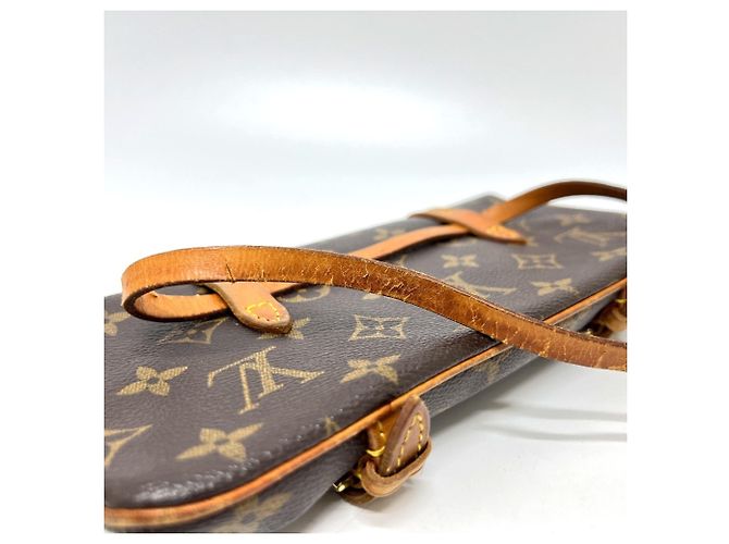 Louis Vuitton M51159 Monogram Canvas Pochette Marel Tasche Braun Monogramm - Ansicht 6