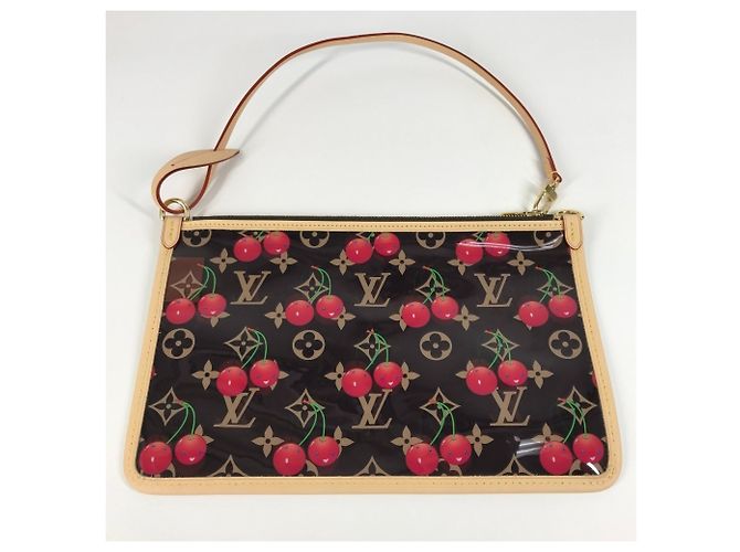 Bolso de Hombro Louis Vuitton Monogram On the Go GM Castaño Roja Monograma - vista 11